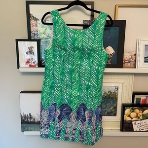 BNWT Lilly Pulitzer Mila Shift Toucan Green Size 12